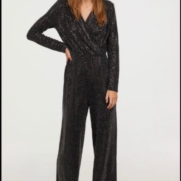 *SOLD* NWT H&M sequin jumpsuit - small - Picture 1 of 5
